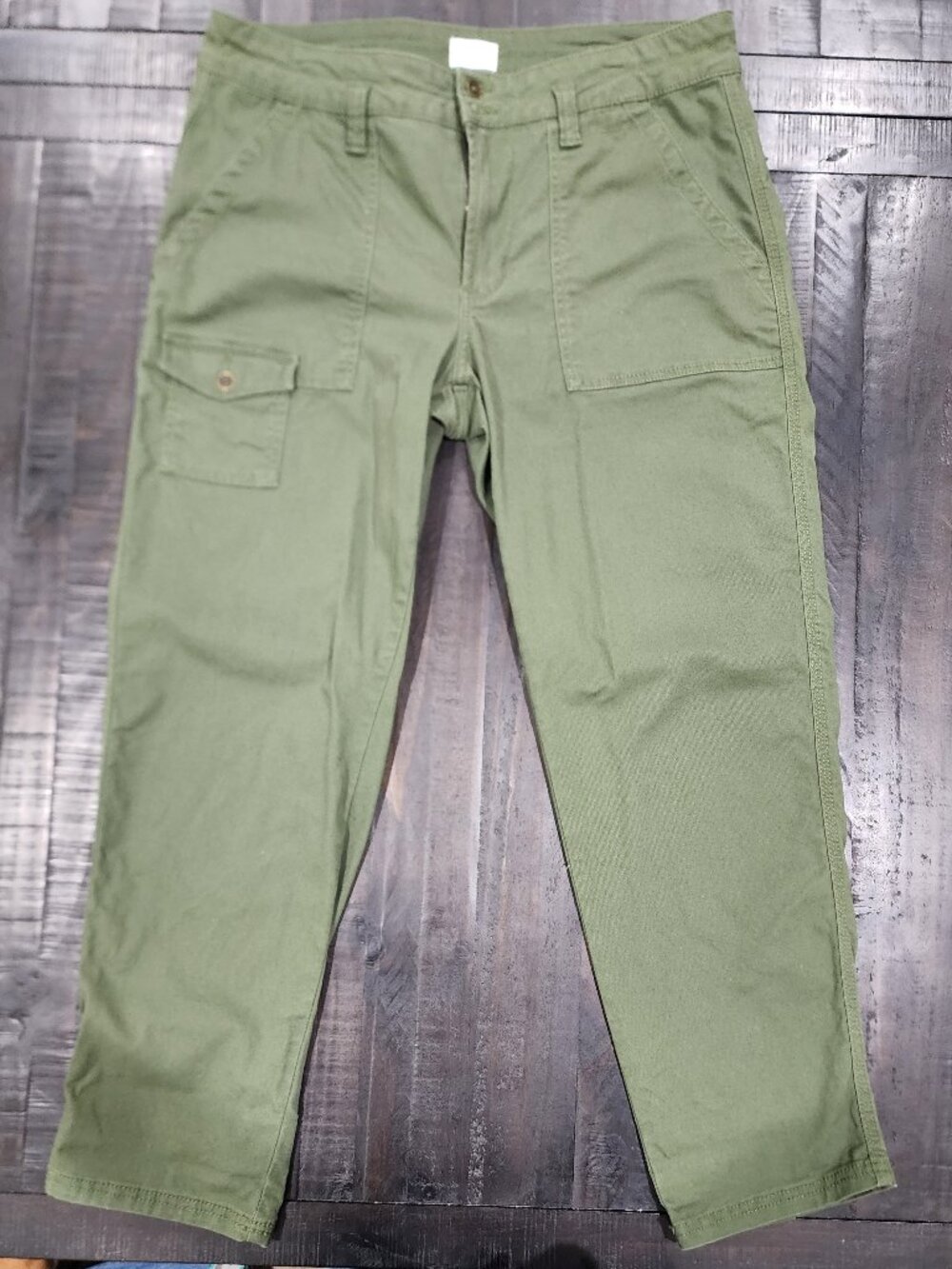 TIME AND TRU WOMEN'S GREEN PANTS-SIZE 12-EXCELLENT CONDITION